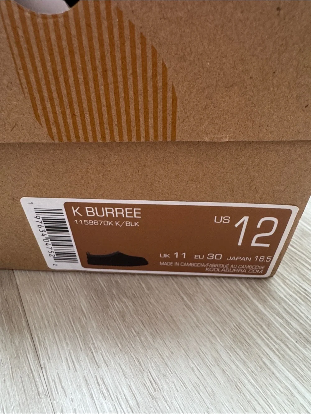 BRAND NEW UGG Koolaburra Kids Black Slip-On